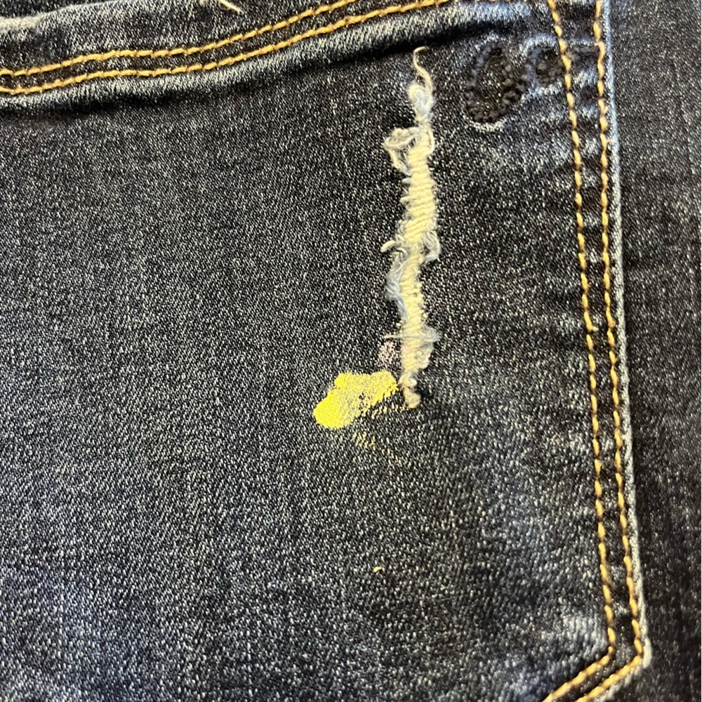 American Rag Distressed Mini Jean Skirt - Picture 9 of 9